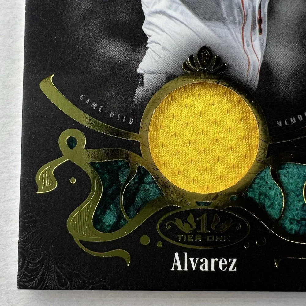 2026 Topps Tier One Yordan Alvarez Shadow Relic /99 Game Used Houston Astros